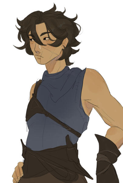 halfbody example — clothes not rendered